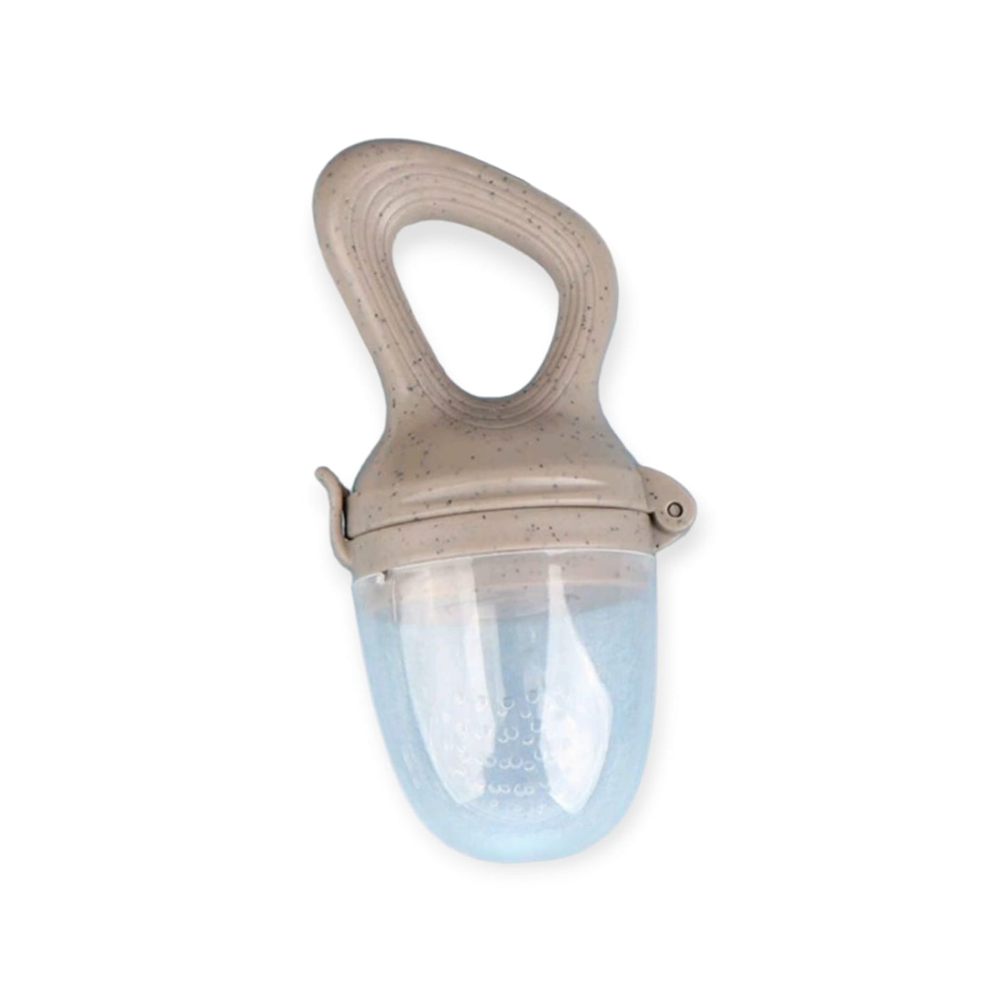 Silicone baby fruit feeder with cover
