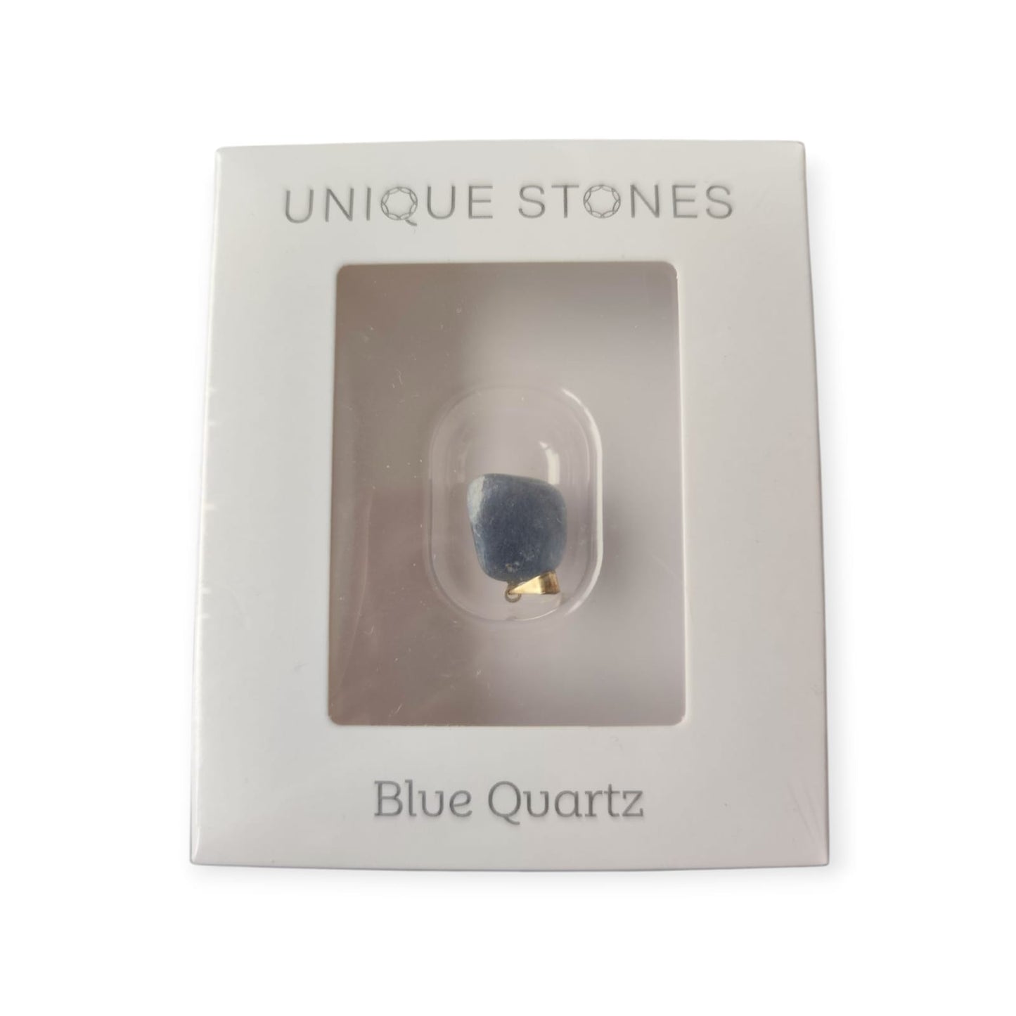 UNIQUE STONES Blue quartz with a certificate