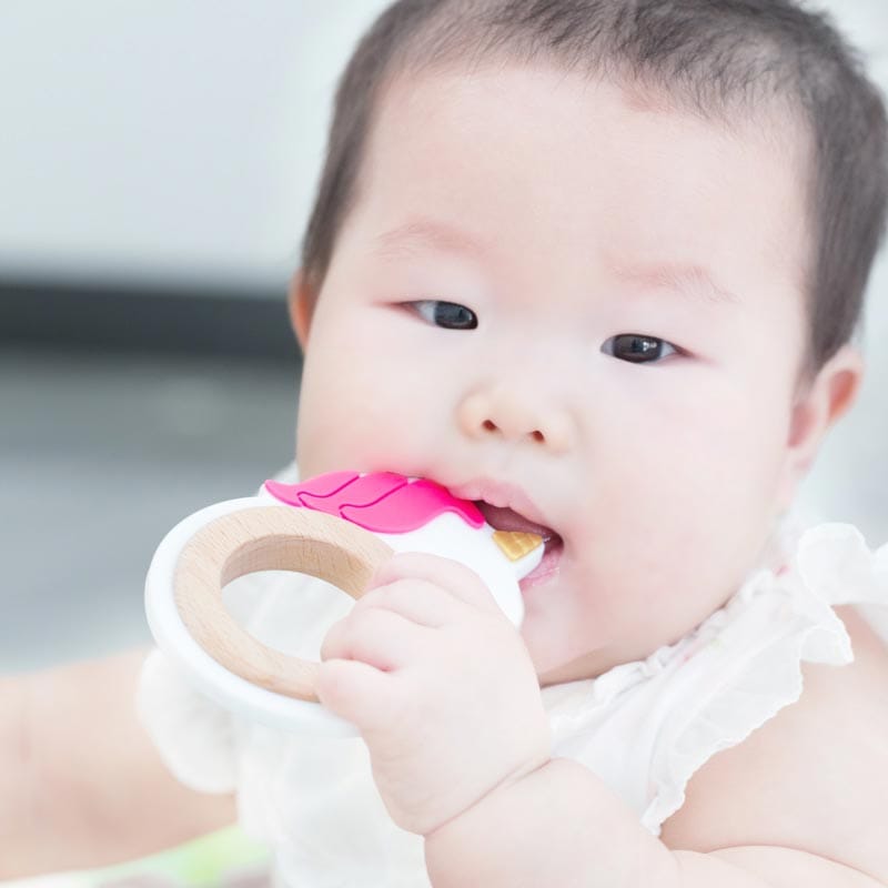 Silicone Wood Teether