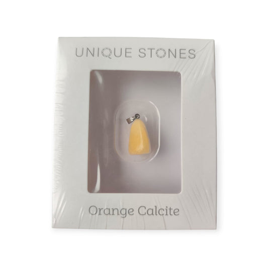 UNIQUE STONES Orange calcite with a certificate