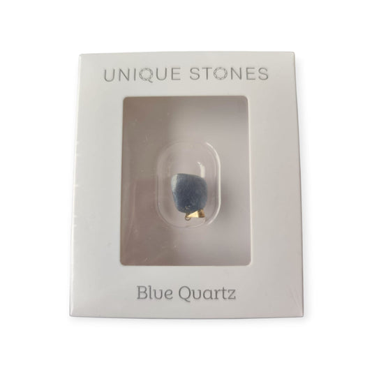 UNIQUE STONES Blue quartz with a certificate